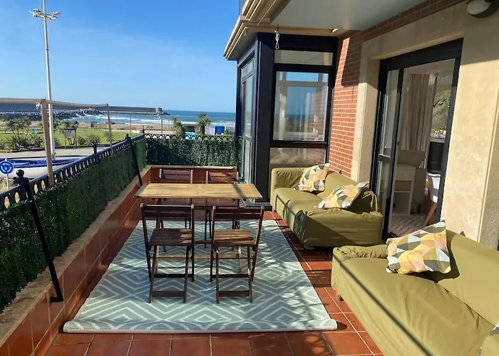 Playa, Spa, Rio Y Monte Con Terraza Y Parking * Orio